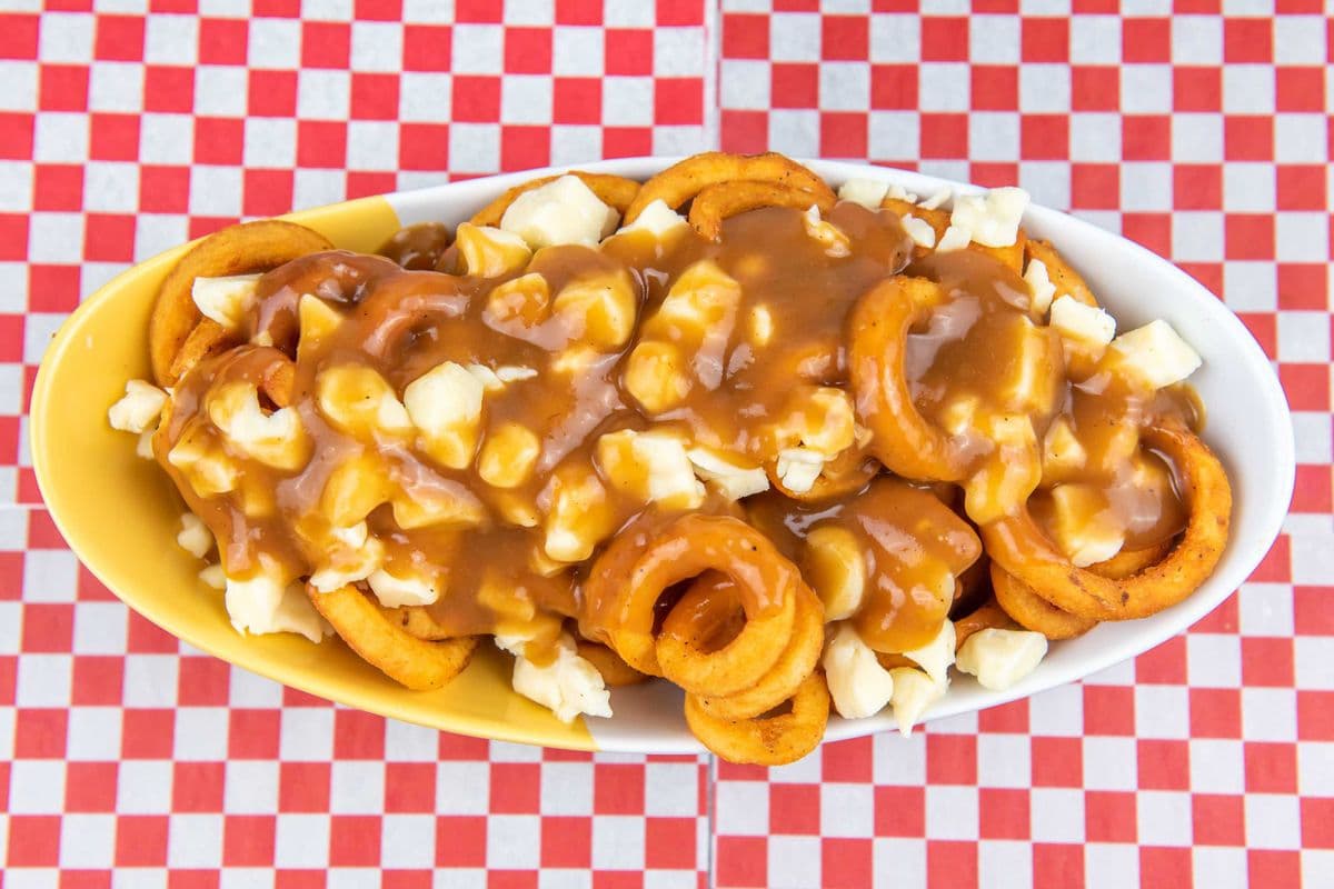 Large Curly Fries Poutine