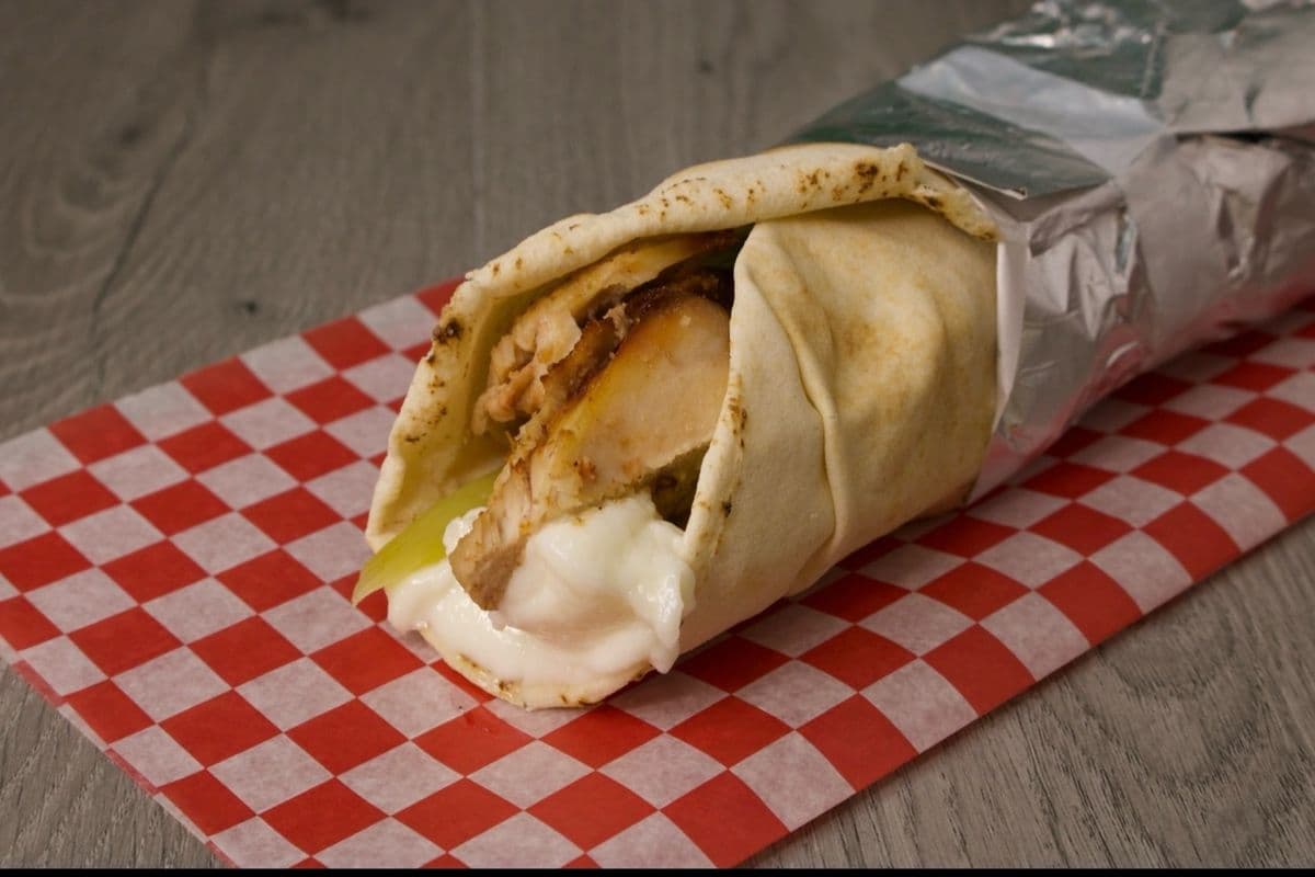 Chicken Shawarma Wrap Sandwich