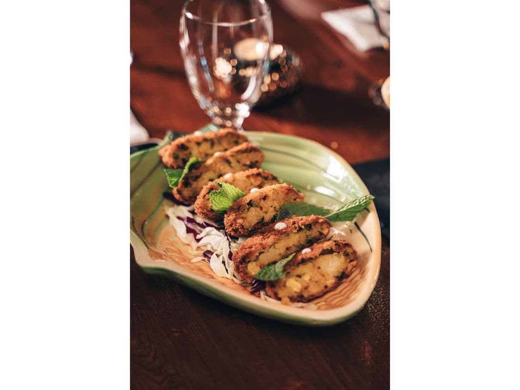 Corn Karari Tikki (V)