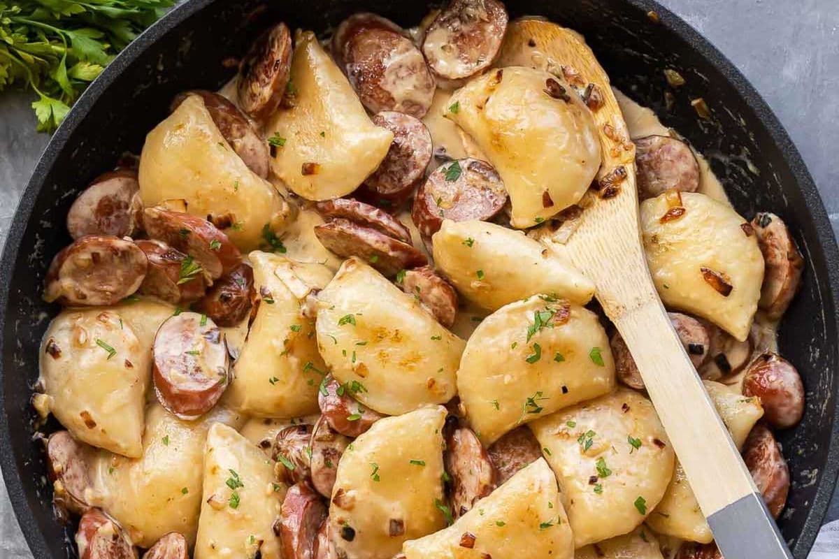 Italian Spicy Sausage Pierogi