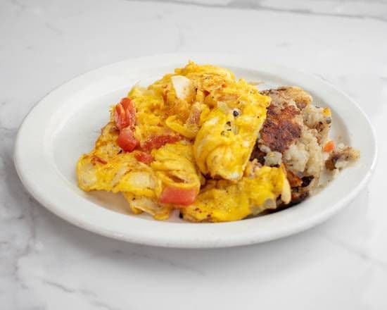 Veggie with Cheese Omelets / Omelettes Végé avec Fromage