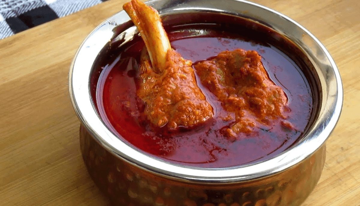 Goat rogan Josh & a butter naan