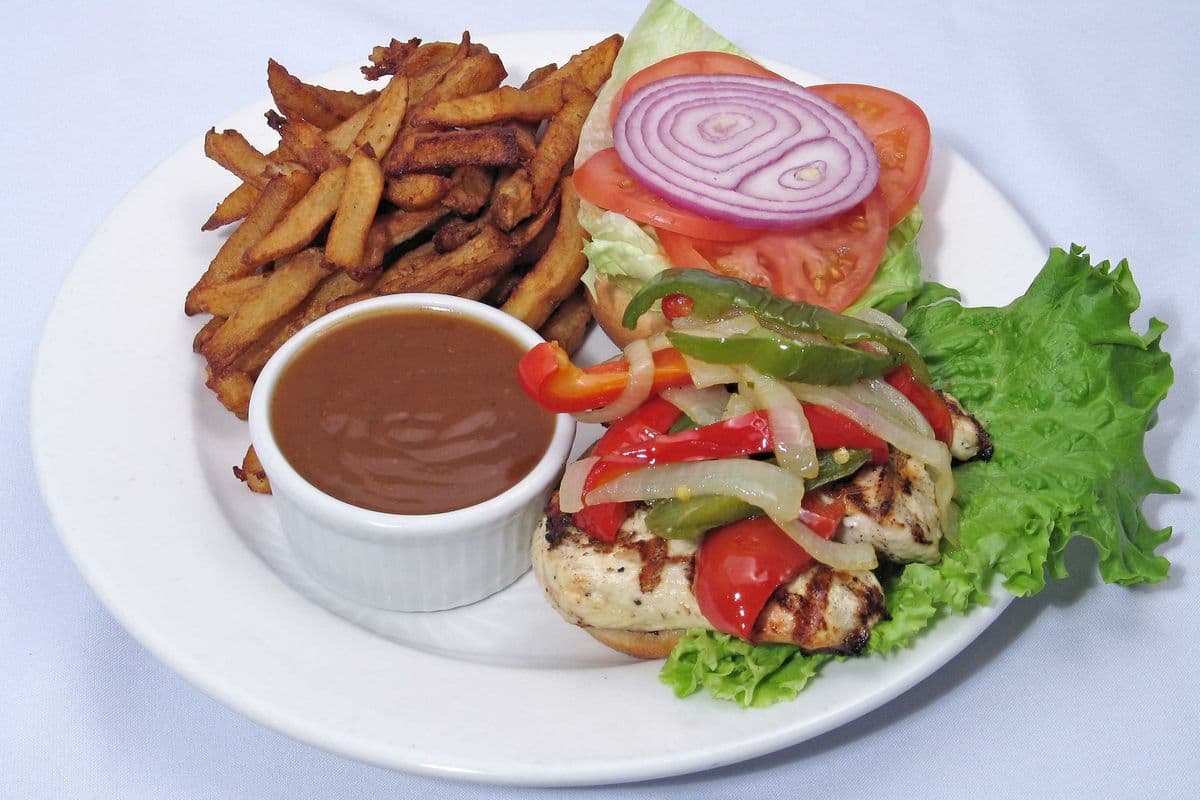 Sandwich poulet BBQ