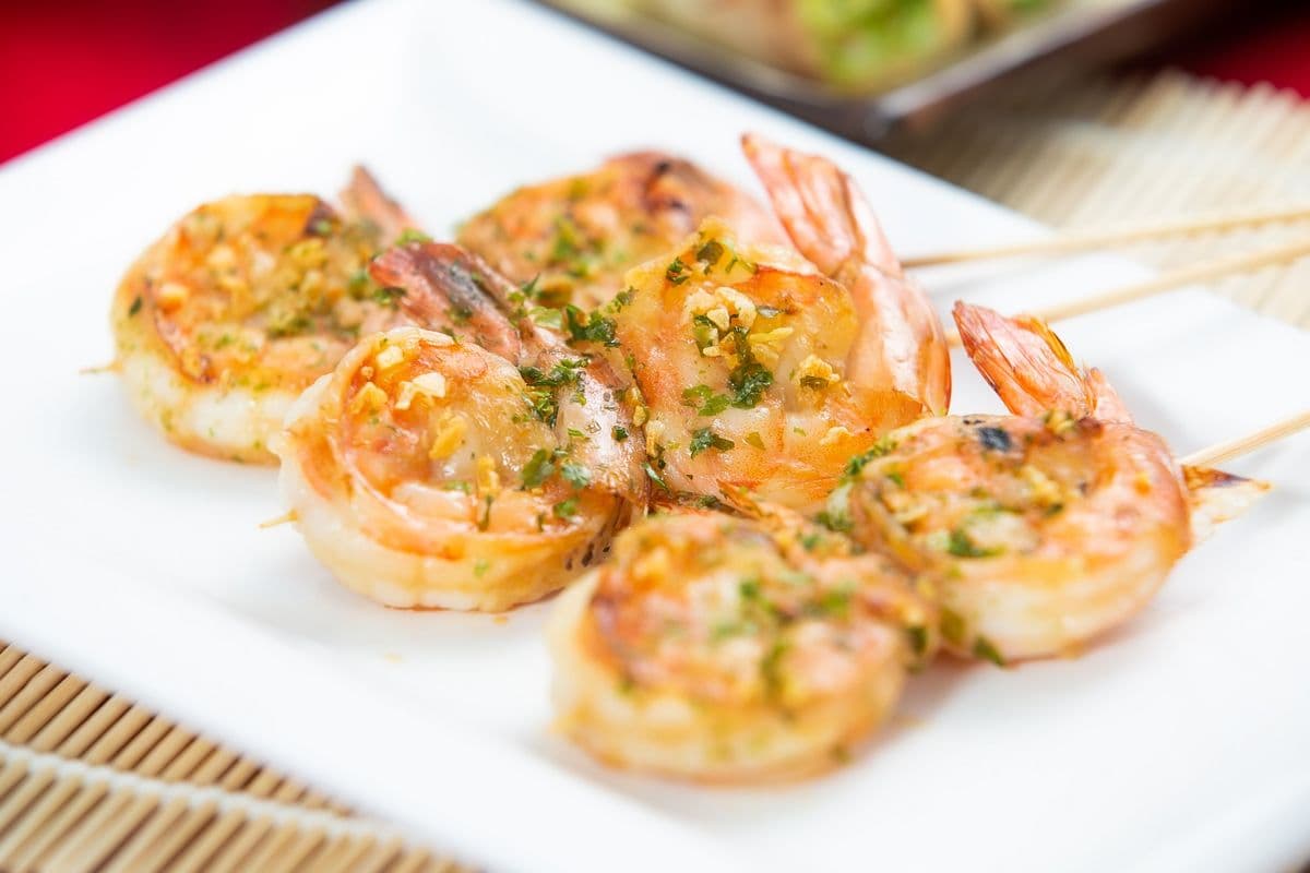 Garlic Prawn (2 skewers)