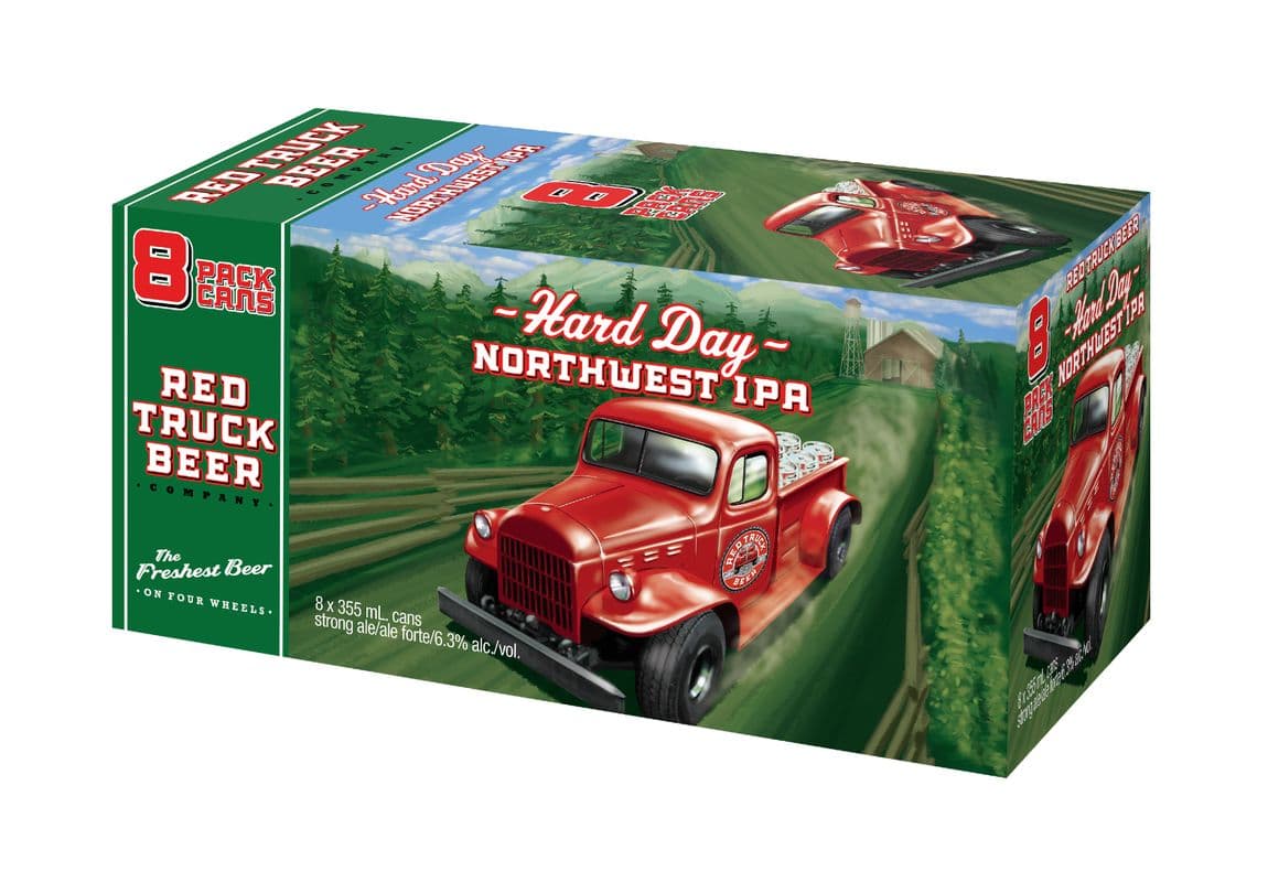 Hard Day Northwest IPA (8 Cans, 6.3%, and 355 ml Cans) (8 x 355 mL)