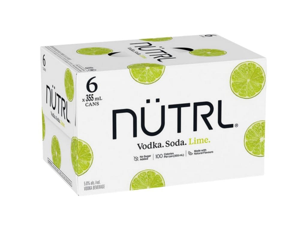 Nutrl Vodka Soda - Lime 6pk