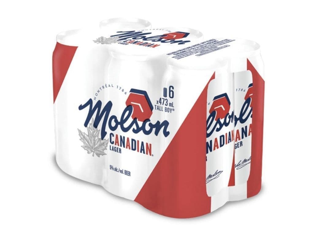 Molson Canadian, 6pk 473ml beer (5.0% ABV)