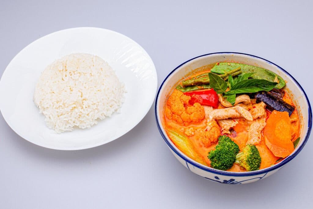 Thai Red Curry with Rice