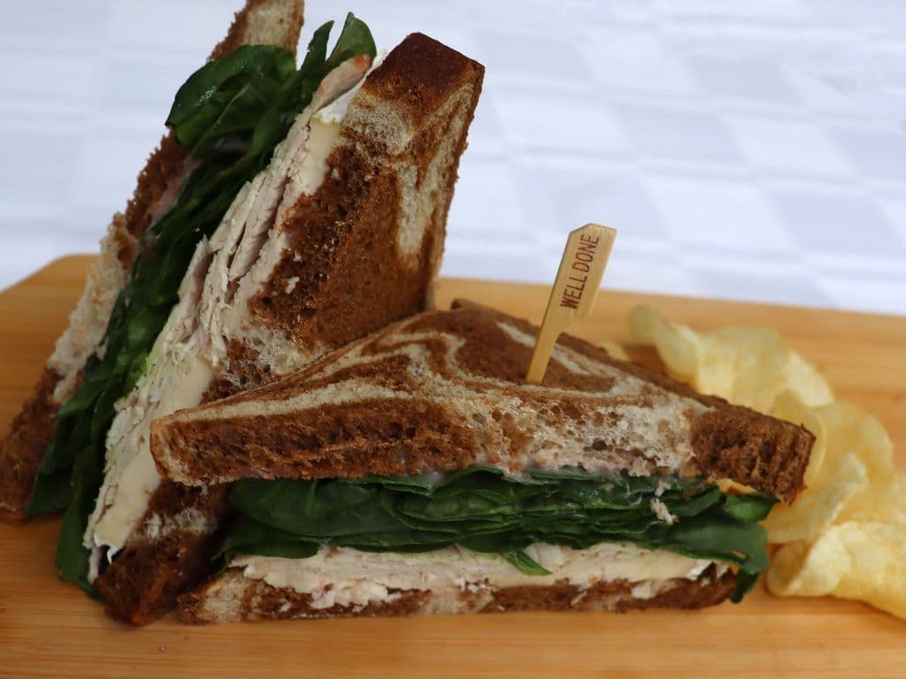 Turkey Brie and Cranberry Sandwich