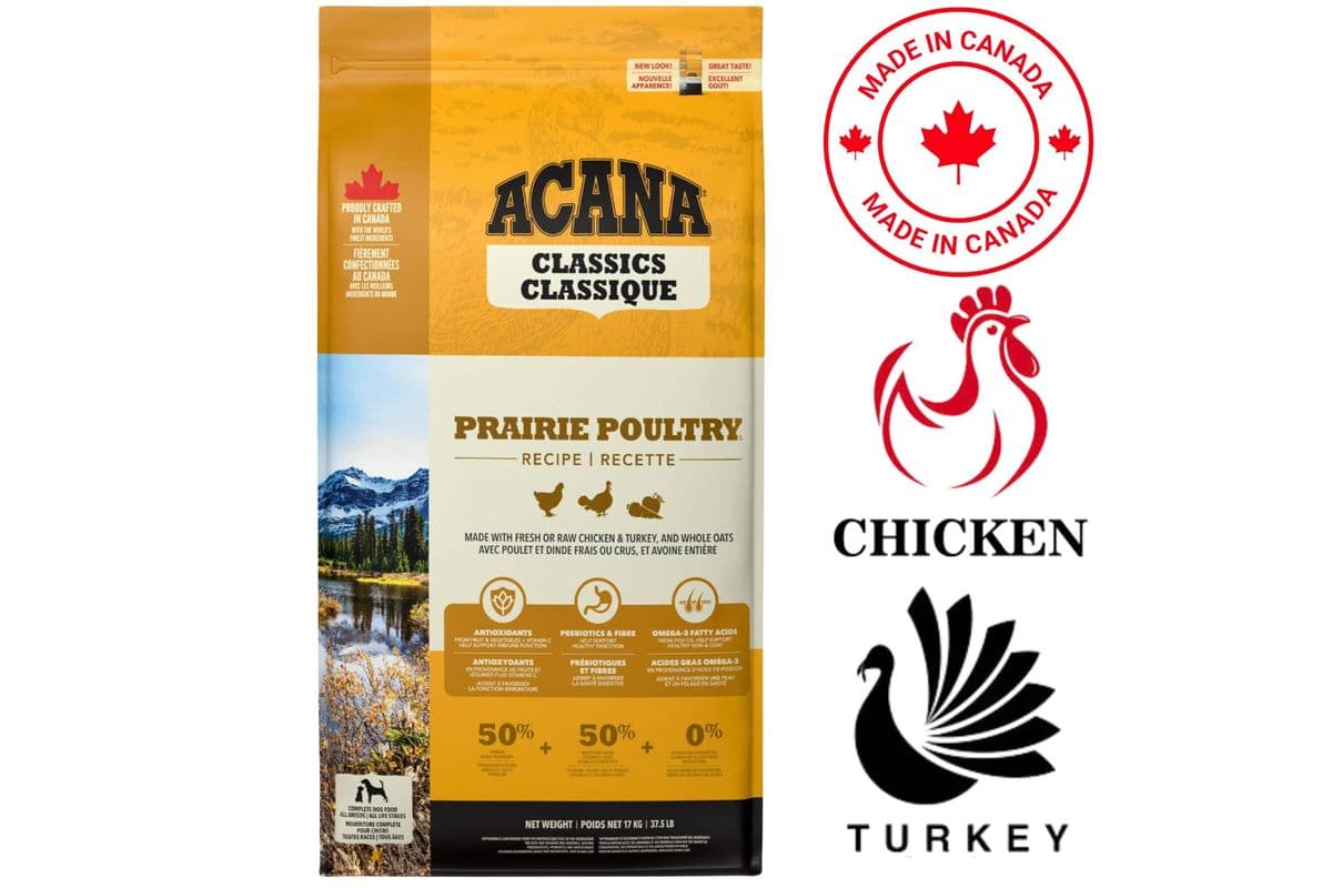 Acana Prairie Poultry Adult Dry Dog Food (32 lbs)