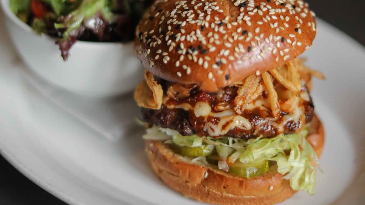 Maple Bacon Bison Burger