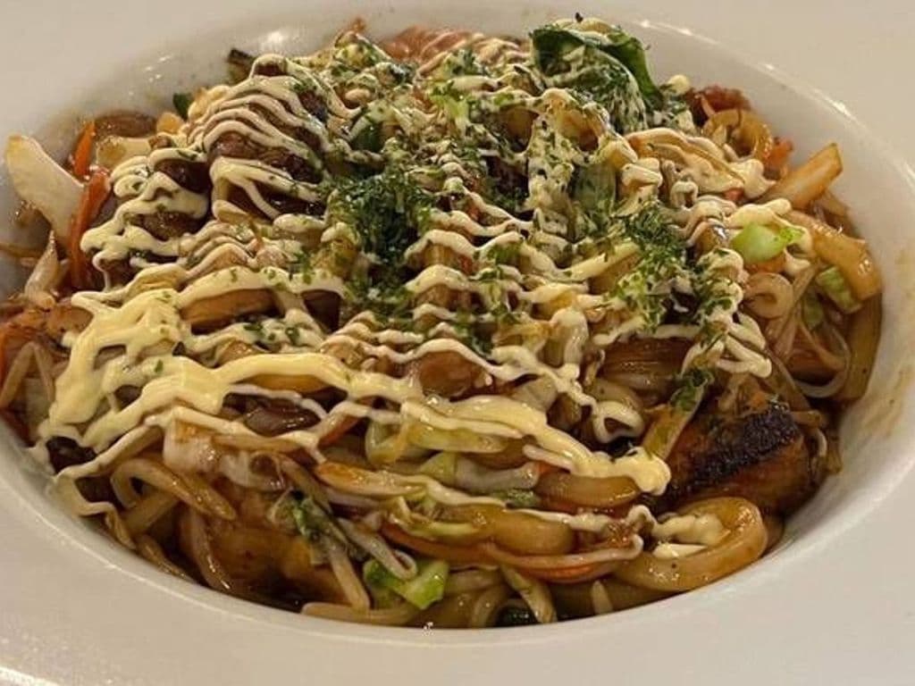 Chicken Yakiudon