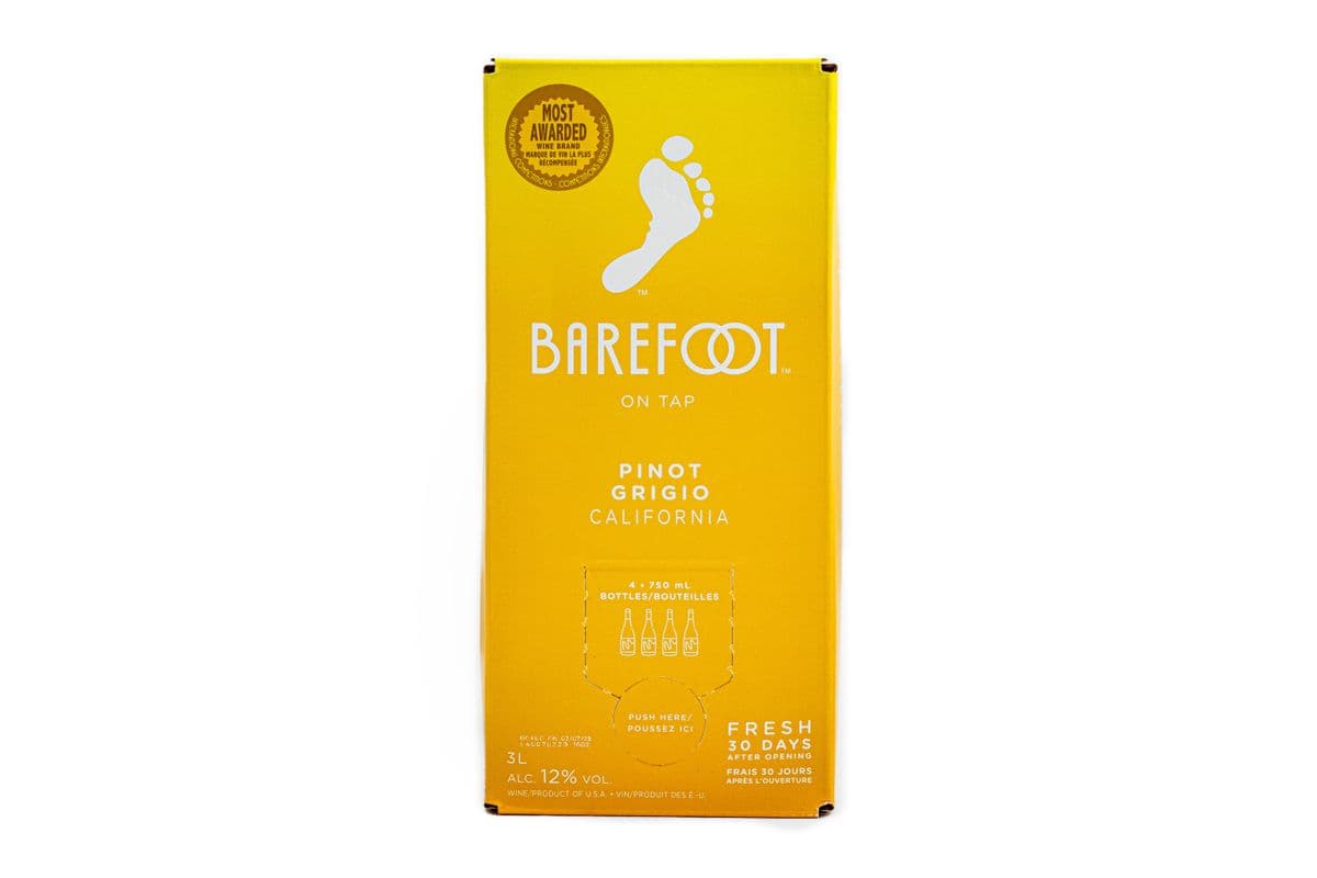 Barefoot Pinot Grigio (1 x 3 L)