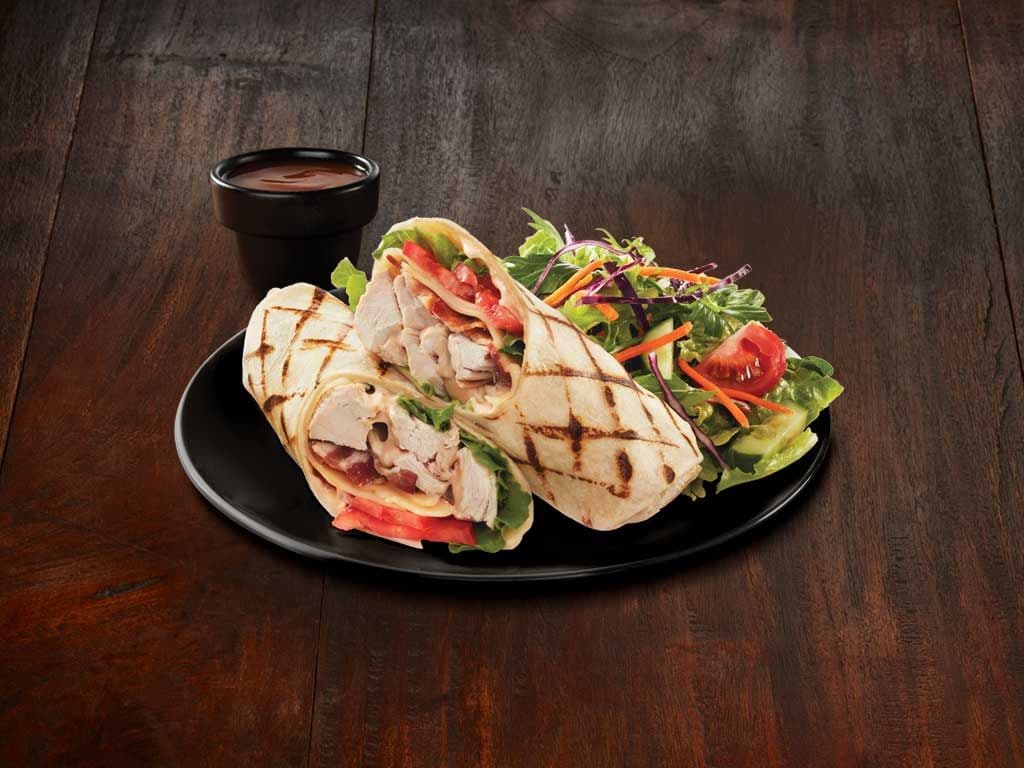 Rotisserie Chicken Club Wrap
