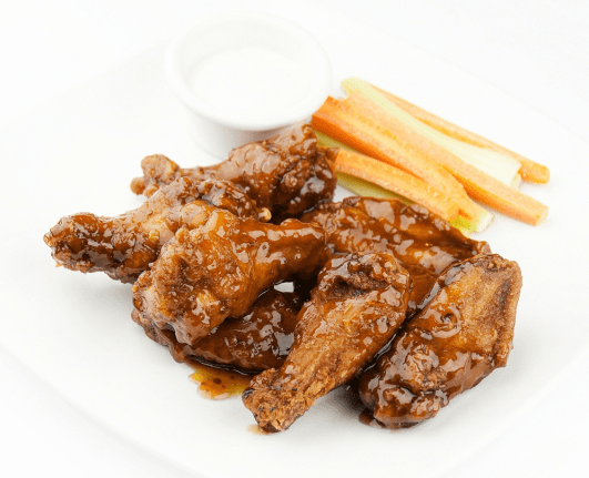 Chicken Wings and Fries