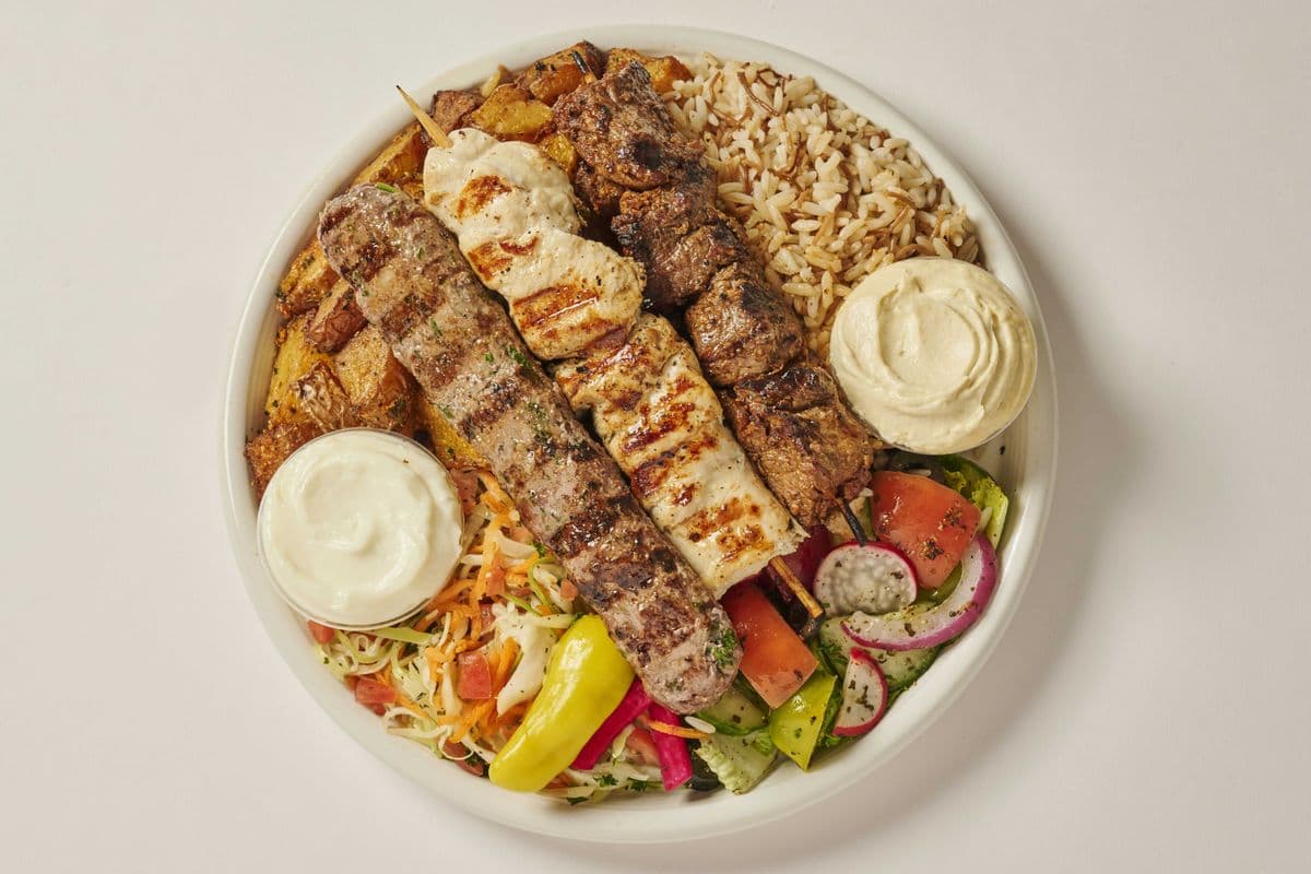 Assiette kabab mixte / Mixed Kabab Plate