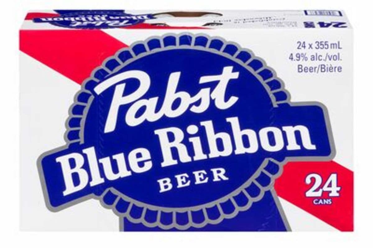 Pabst Blue Ribbon (24 Pack) (1 x 355 ML)