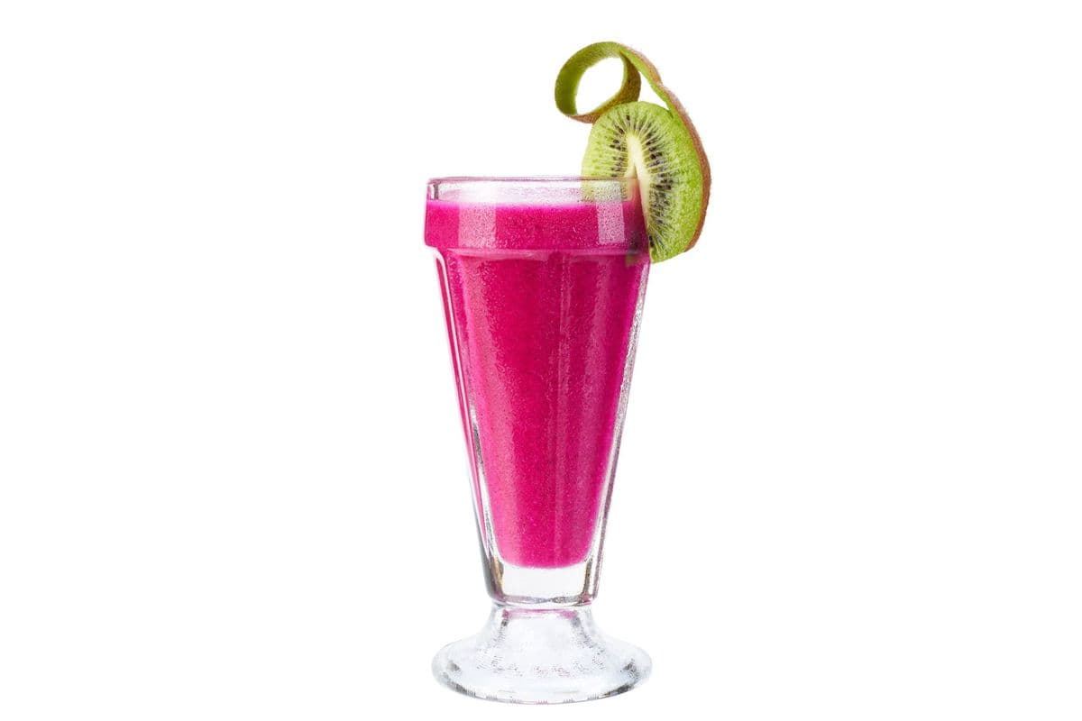 Cocktail banana, pineapple, guava and dragon fruit