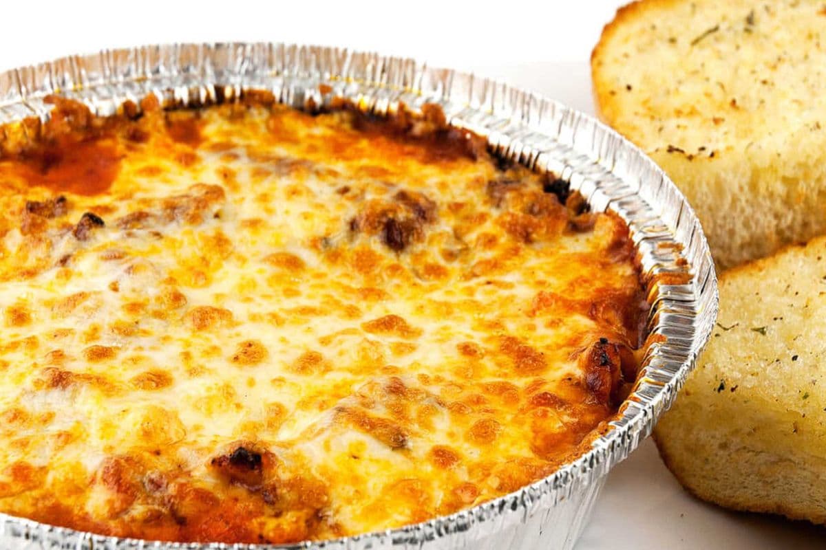 Baked Lasagna or Spaghetti with Meat Balls and Garlic Toast