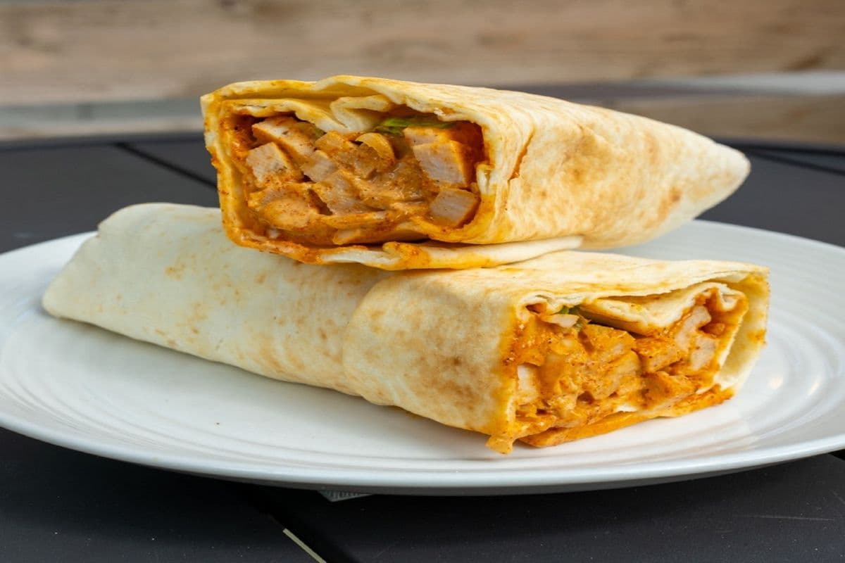 Butter Chicken Wrap