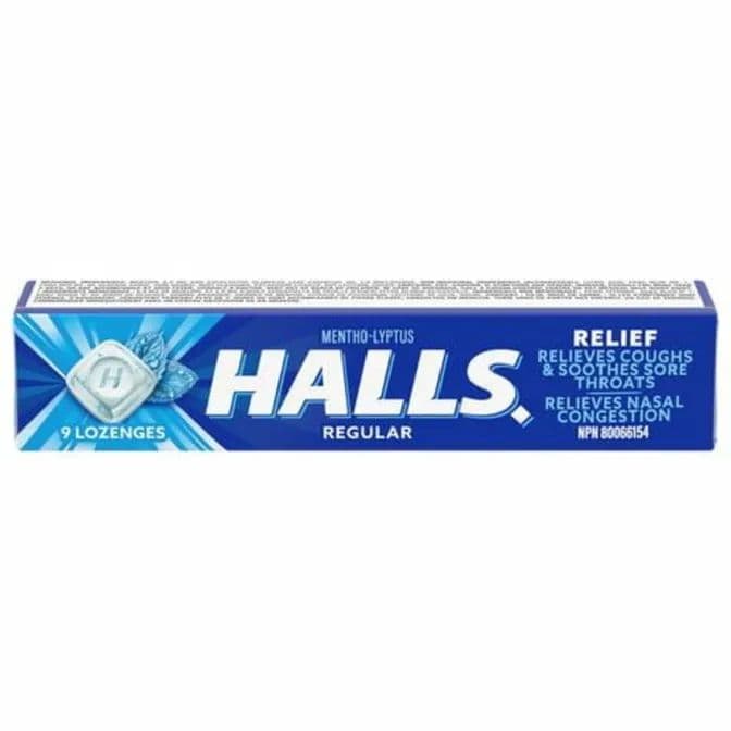 Halls Mentho-Lyptus Throat Lozenges - 9 Lozenges