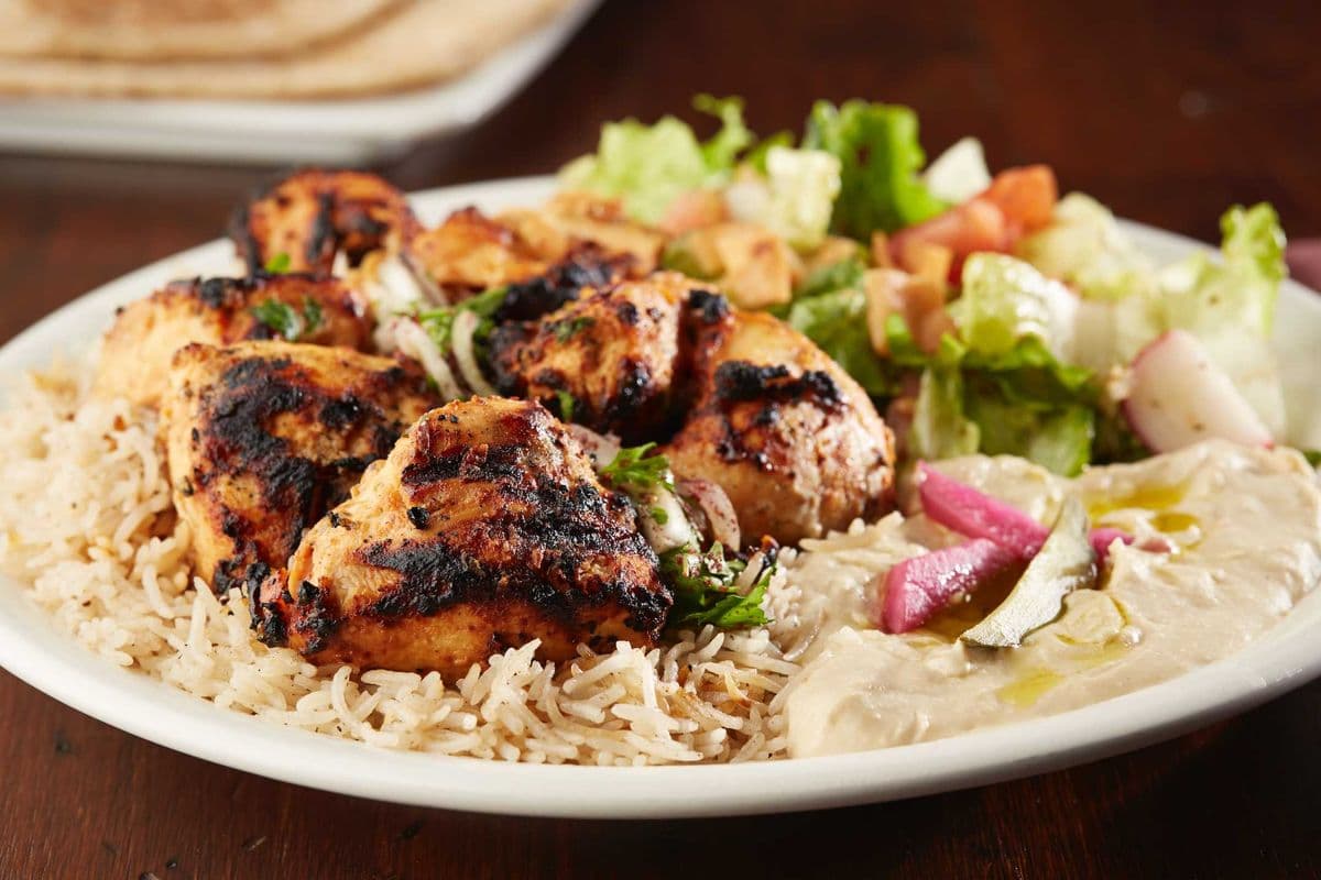 Chicken Kabob Plate