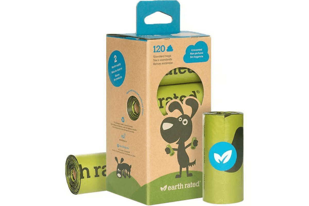 Earth Rated Unscented Refill 120 Bags (8 Rolls) (120 ct)