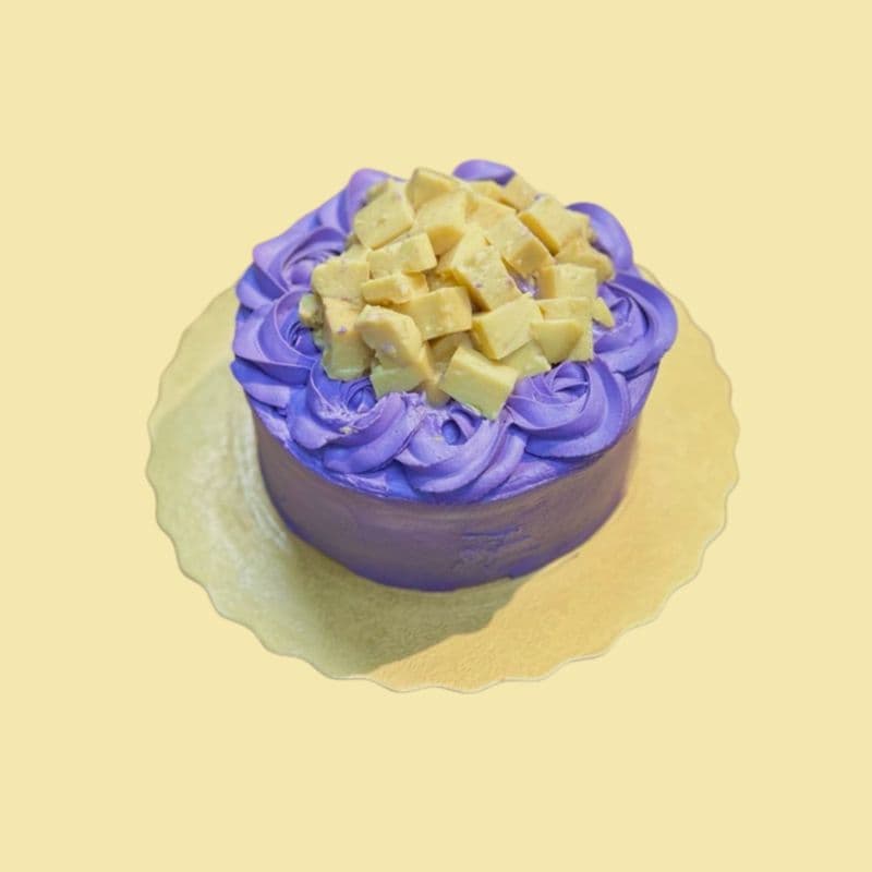 Ube Yema Flan Cake