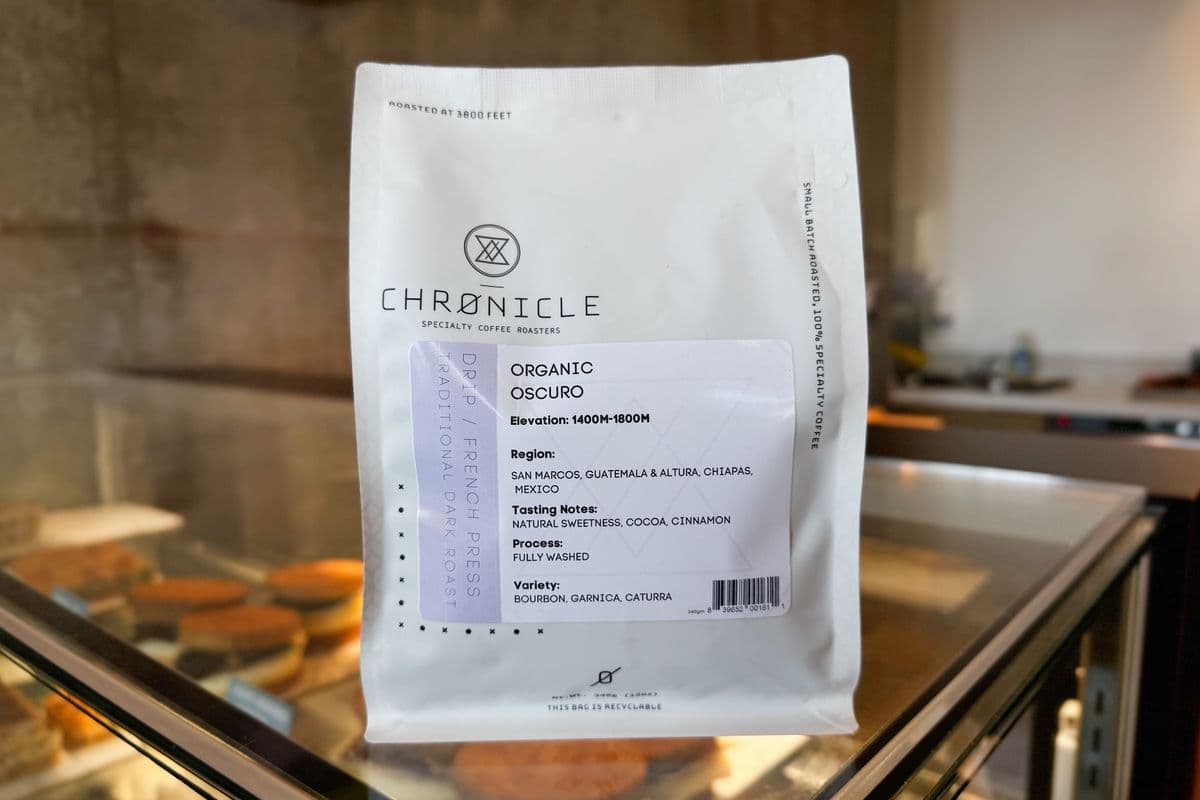Chronicle Coffee Beans - Organic Oscuro - Dark Roast (340g)