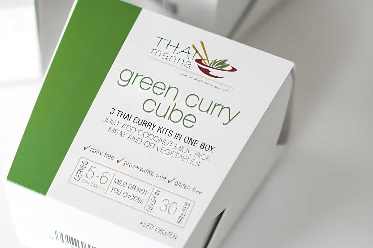 Large Green Thai Curry Cube (Serves 5-6 for 3 nights)