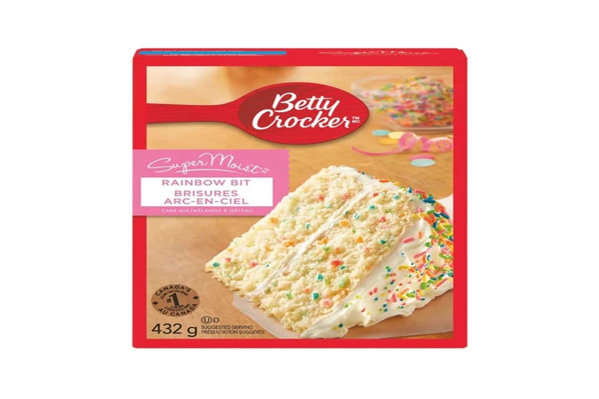 SUPER MOIST RAINBOW BIT CAKE MIX (375G) (150 Cal)