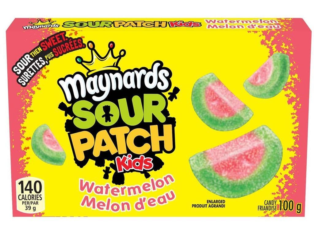 Maynards Sour Watermelon Box 100g