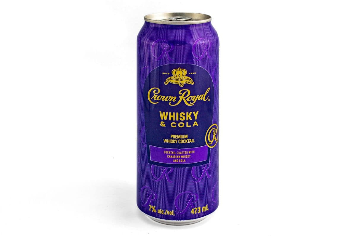 Crown Royal Whisky and Cola Cocktail (1 x 473ml can)
