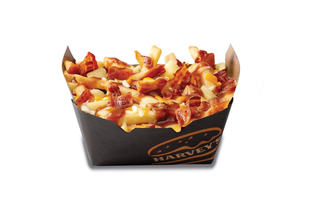Poutine bacon et double fromage / Regular Bacon Double Cheese Poutine