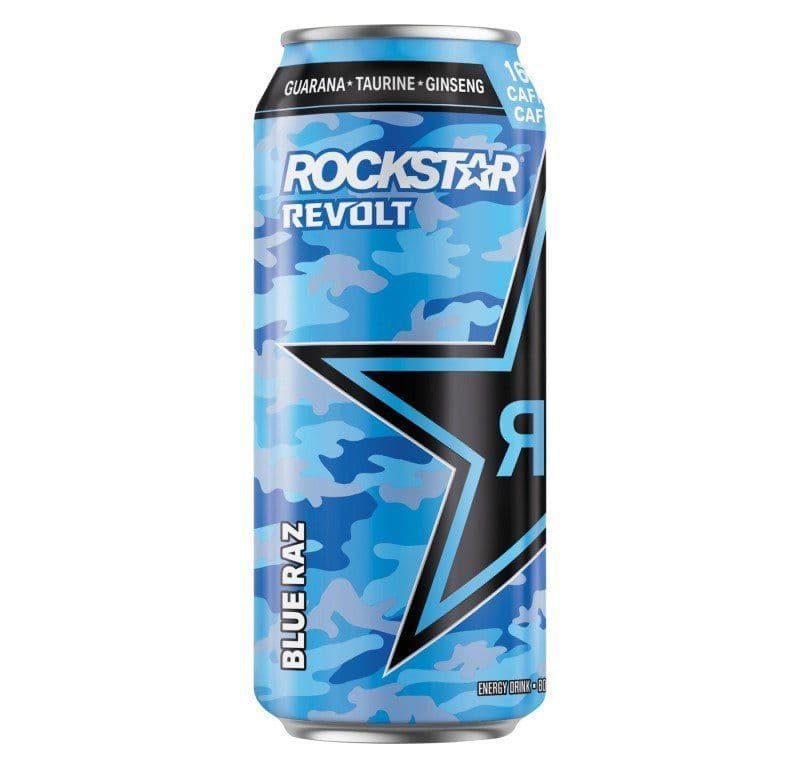 Rockstar Revolt Blue Raz 473ml