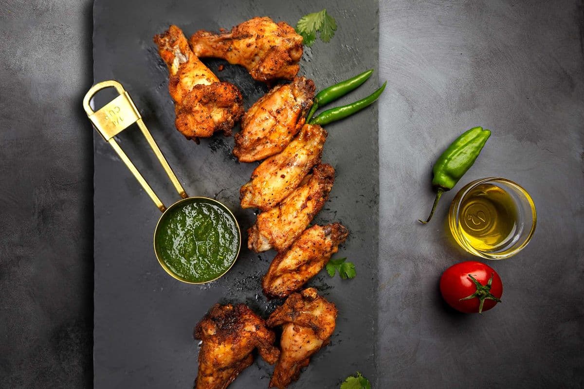 Cooked Chicken Wings