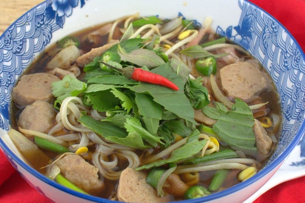 12. Beef Noodle Soup with Meatball