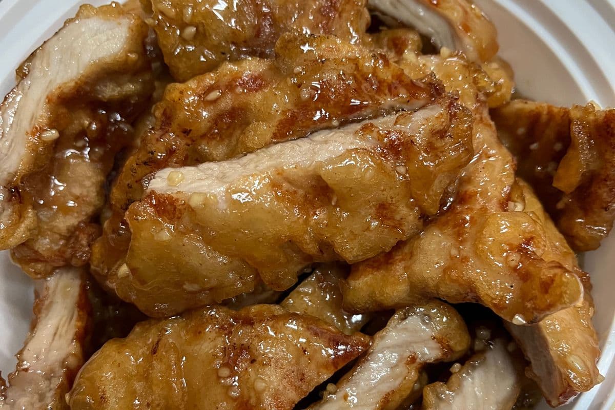 Honey and Garlic Boneless Pork Chop蜜汁猪扒
