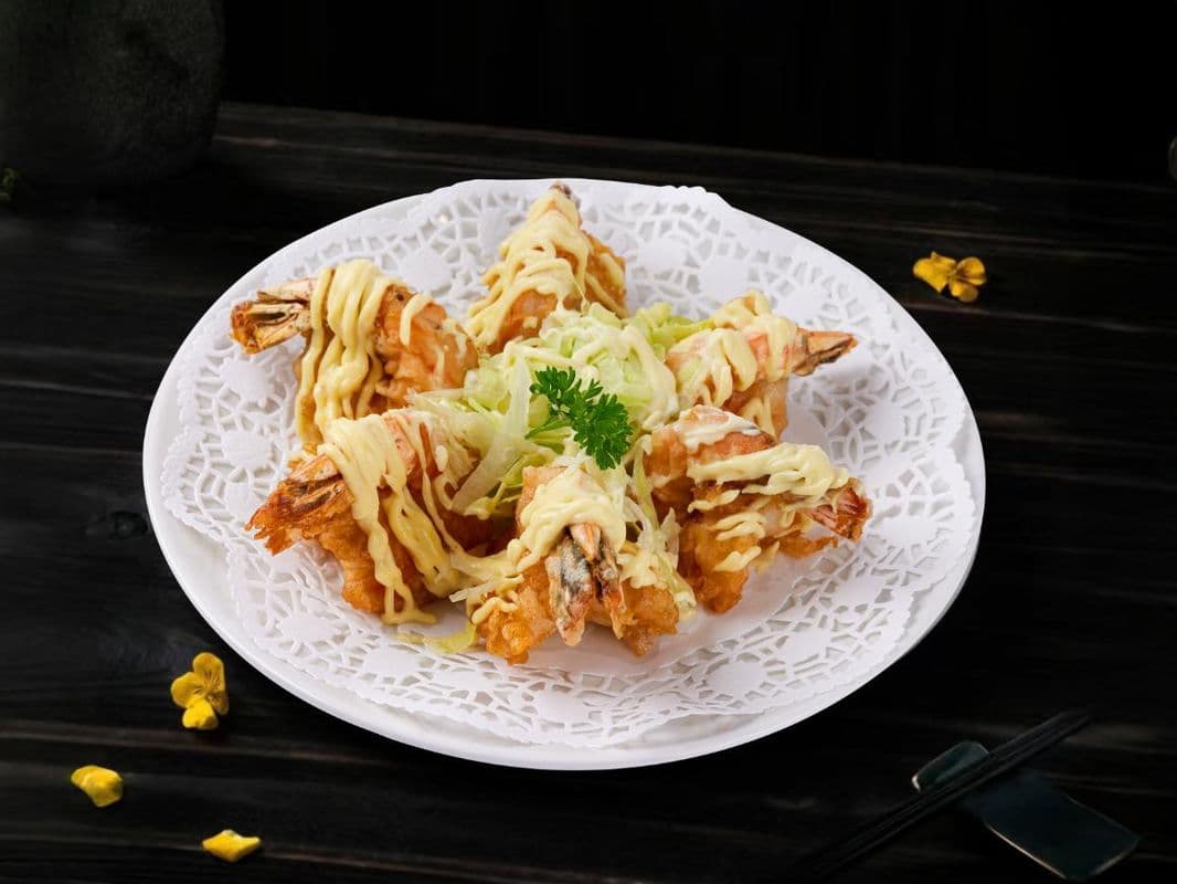Deep Fried Shrimp with Mustard / 芥末虾球