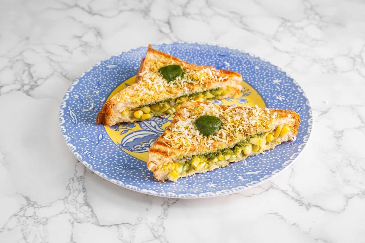 Corn Grilled Sandwich