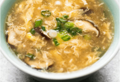 10. Egg Drop with Mushroom Soup