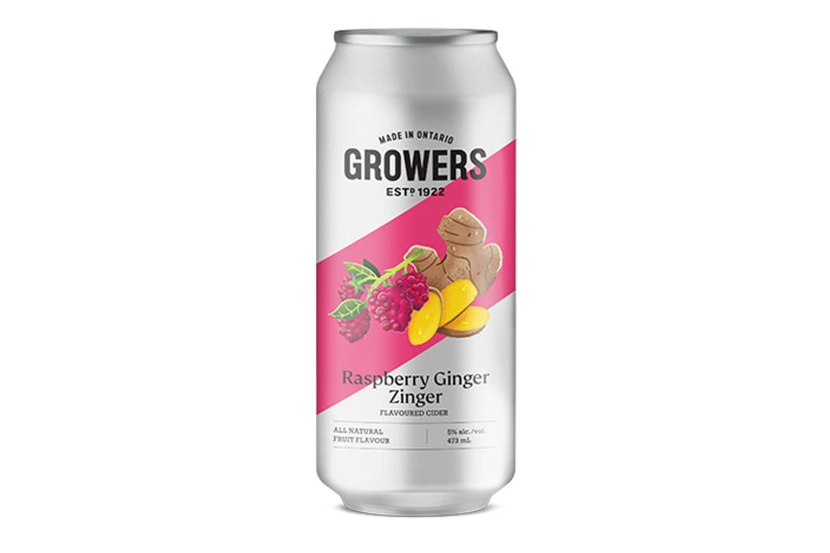 Growers Raspberry Ginger Zinger (1 x 473mL)