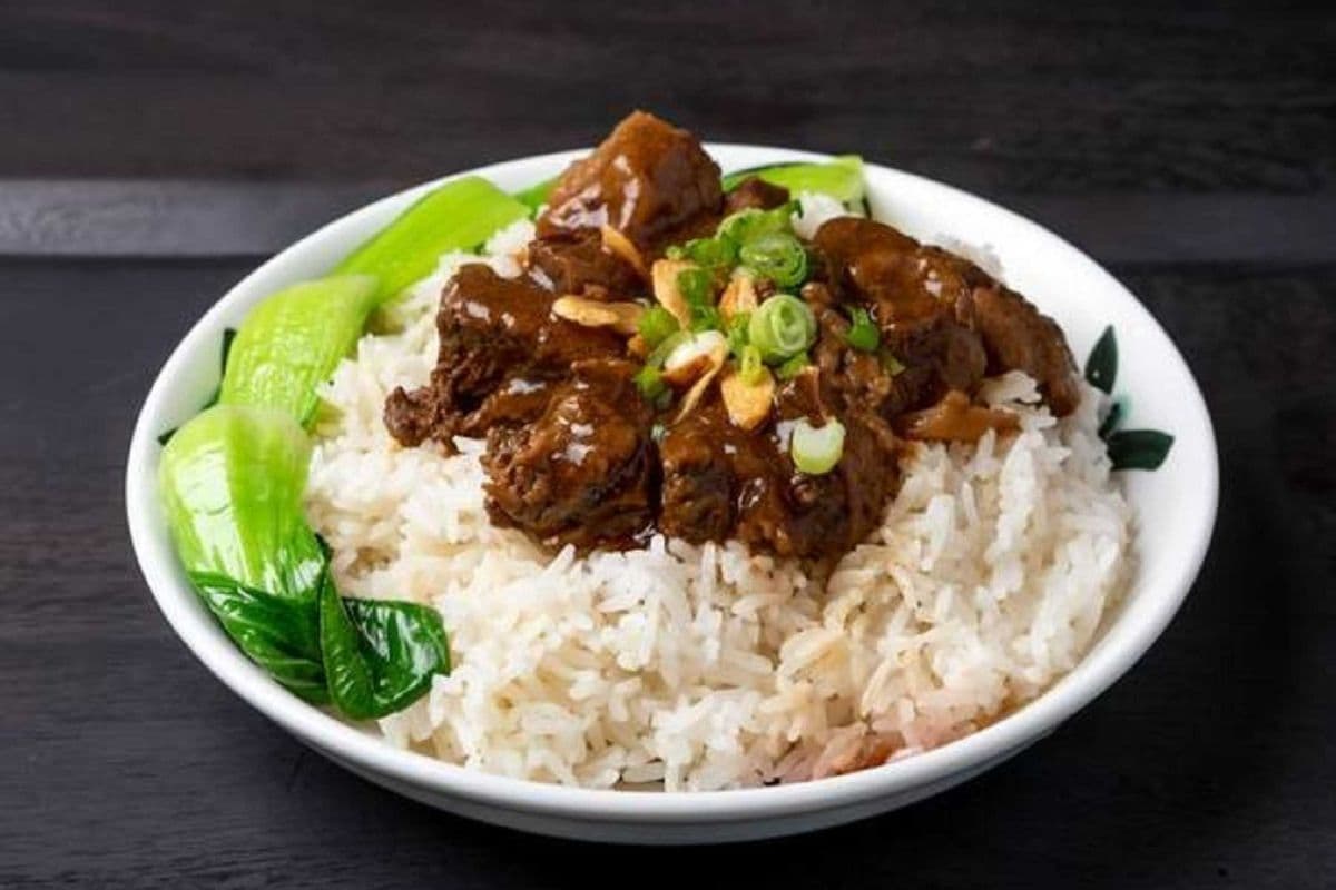 Beef Brisket on Rice