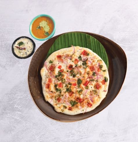 Tomato & Onion Uthapam