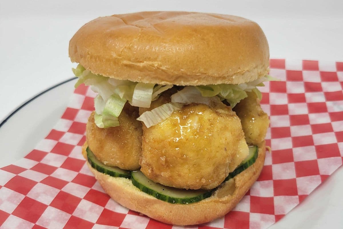 Honey Garlic Cauliflower Sandwich