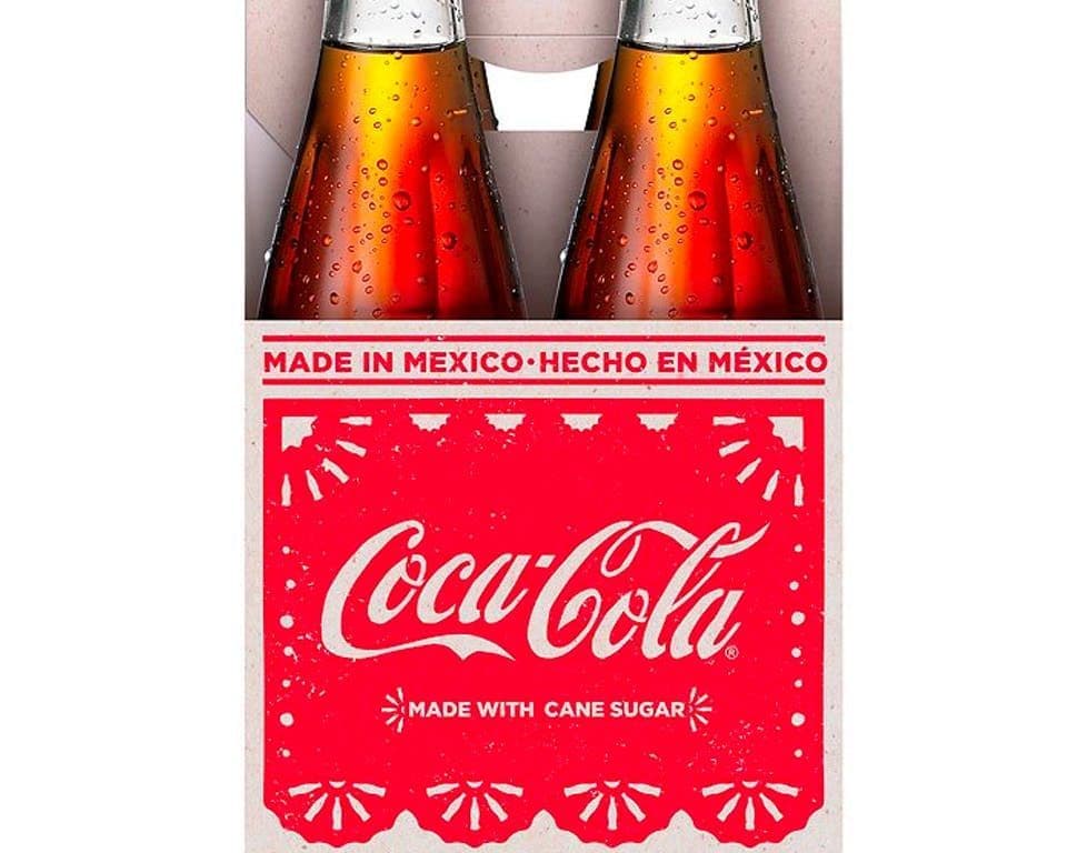 Coca-Cola Mexican Glass Bottle 4 Pack 4x355ml