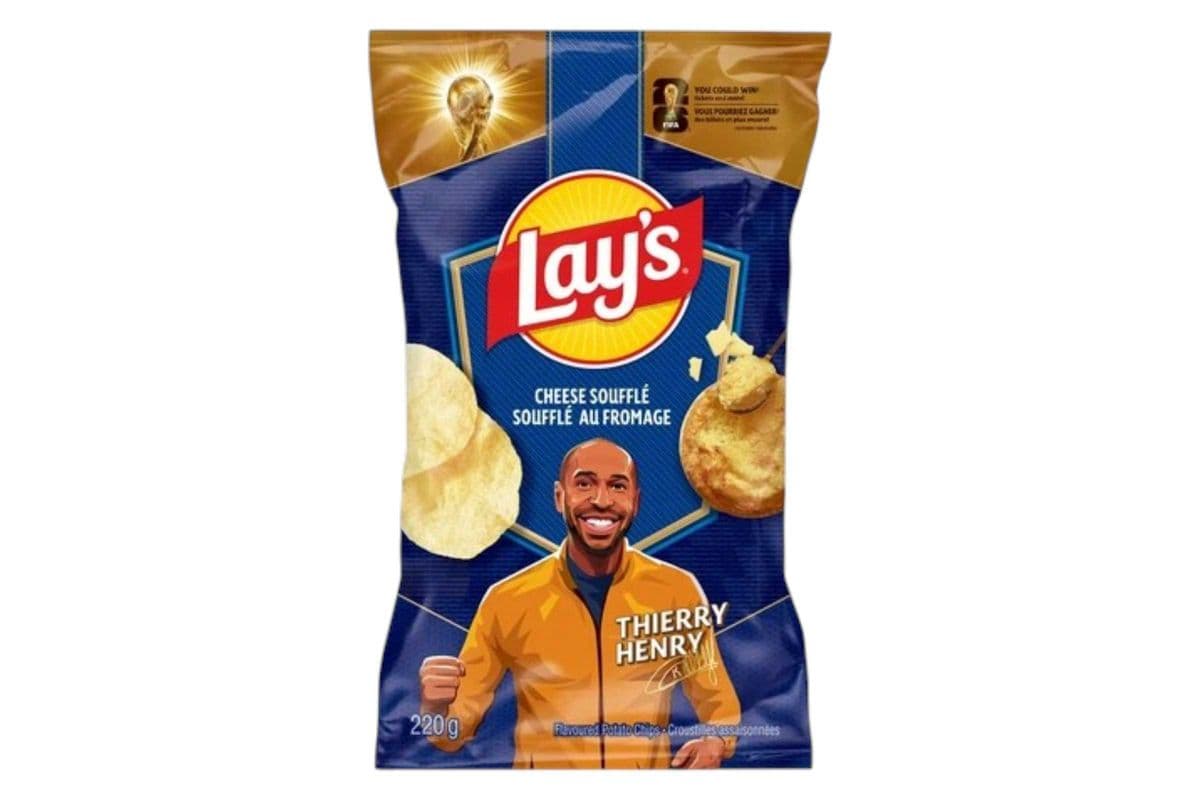 Lay's Cheese Souffle FiFa Edition (Thierry Henry) (220) (270 Cal)