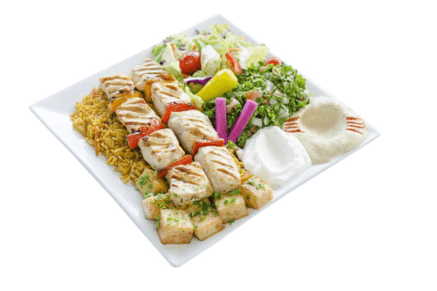 Chicken Kabob Plate