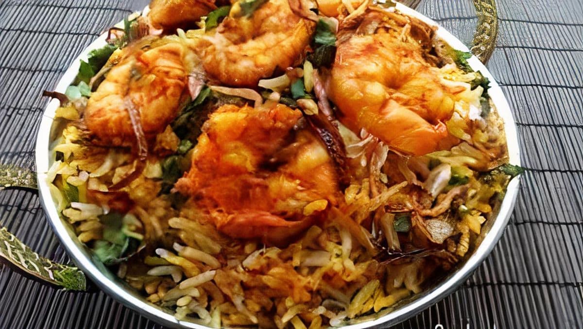 Prawn Biryani-/Raita/Lassi- Top Seller