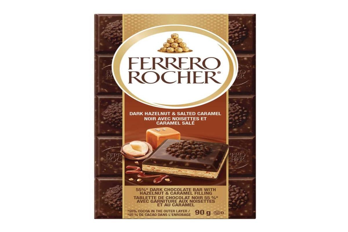 Ferrero Rocher Dark Hazelnut and Salted Caramel (90 g)
